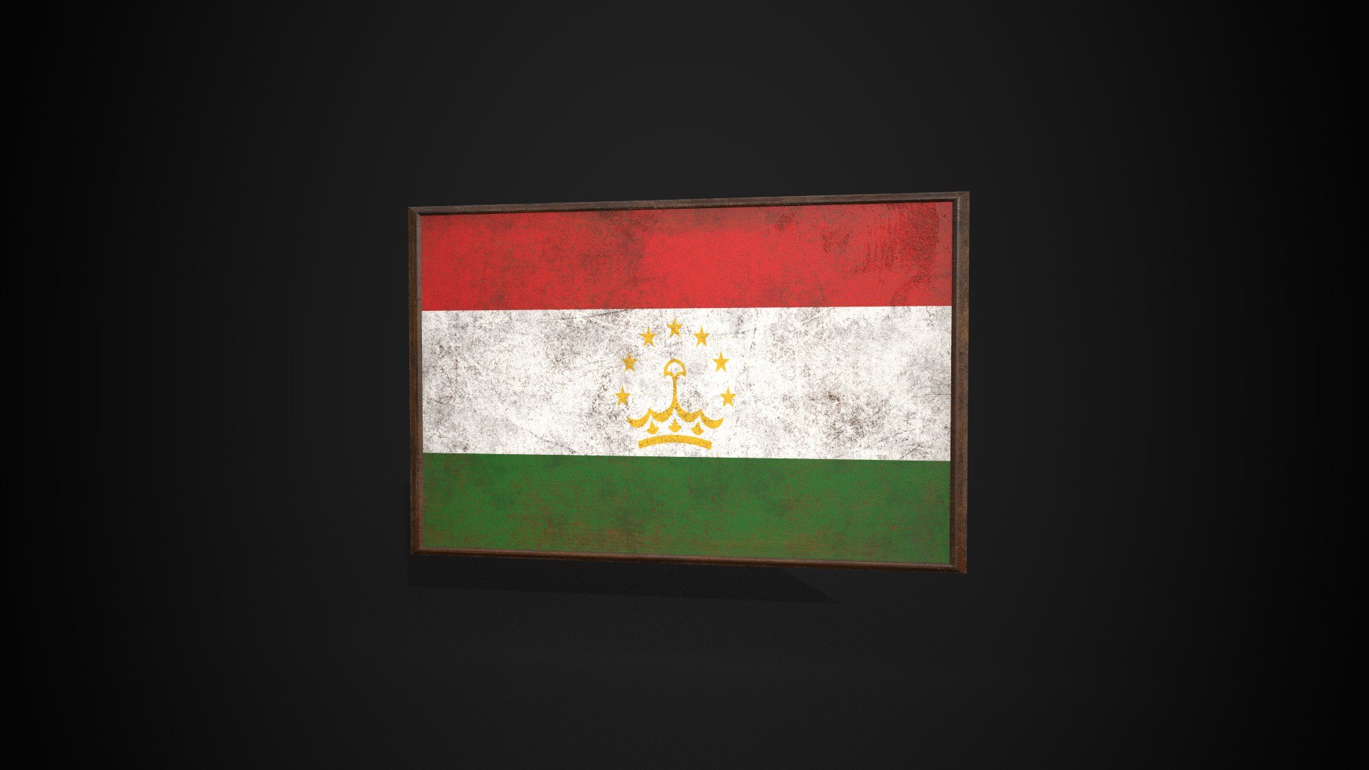 Old Picture Frame With Tajikistan  Flag - Game Ready PBR Low-poly 3D model 3D model https://p.turbosquid.com/ts-thumb/AM/kEHpJq/zU/1920x10803/jpg/1721341955/1920x1080/fit_q87/7acd84d6054f0e445c4f104b3ce761905fa8f044/1920x10803.jpg