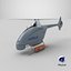 Helicóptero UAS Airbus VSR700 8K PBR