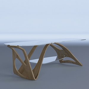 3D modern coffee table