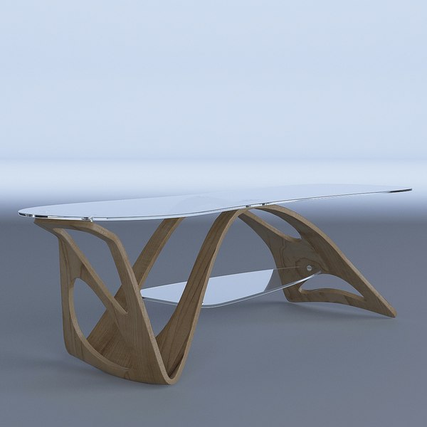 3D modern coffee table