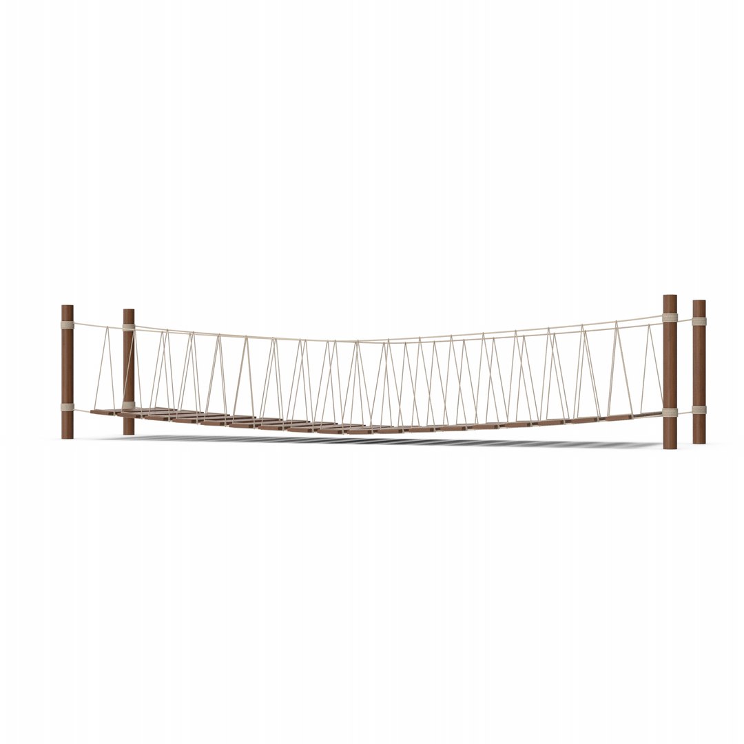 3D Model Rope Bridge - TurboSquid 2245730