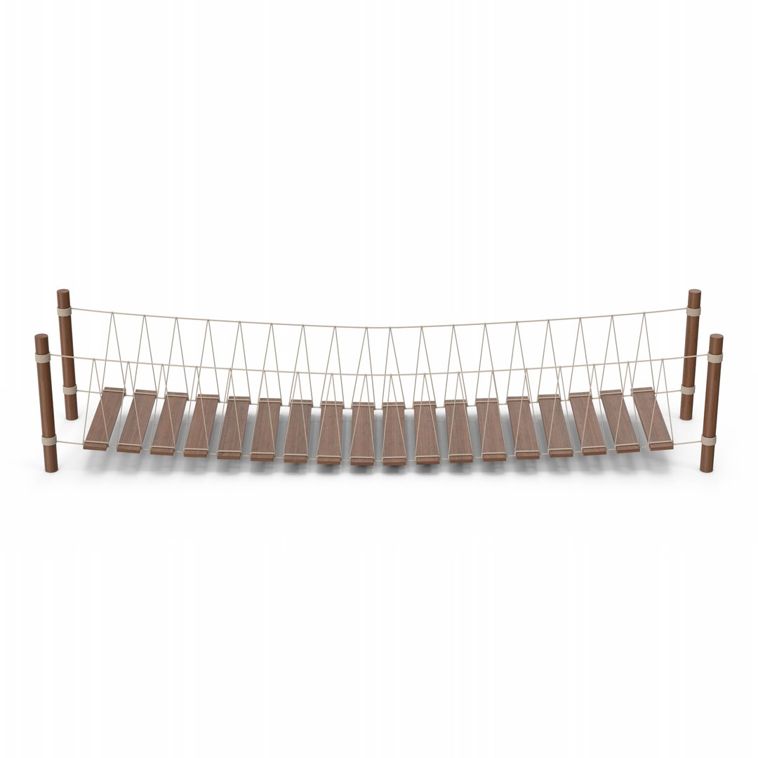 3D Model Rope Bridge - TurboSquid 2245730