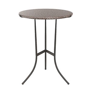 Bronze And Granite Top Table Cedric Hartman 3D model