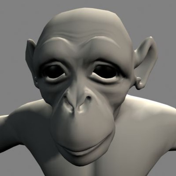 monkey chimpanzee 3d model