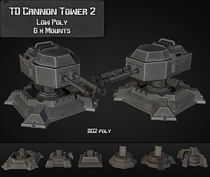 td cannon tower 02 3d 3ds