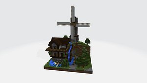 Mill 3D model
