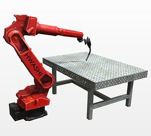 robot welding 3D model