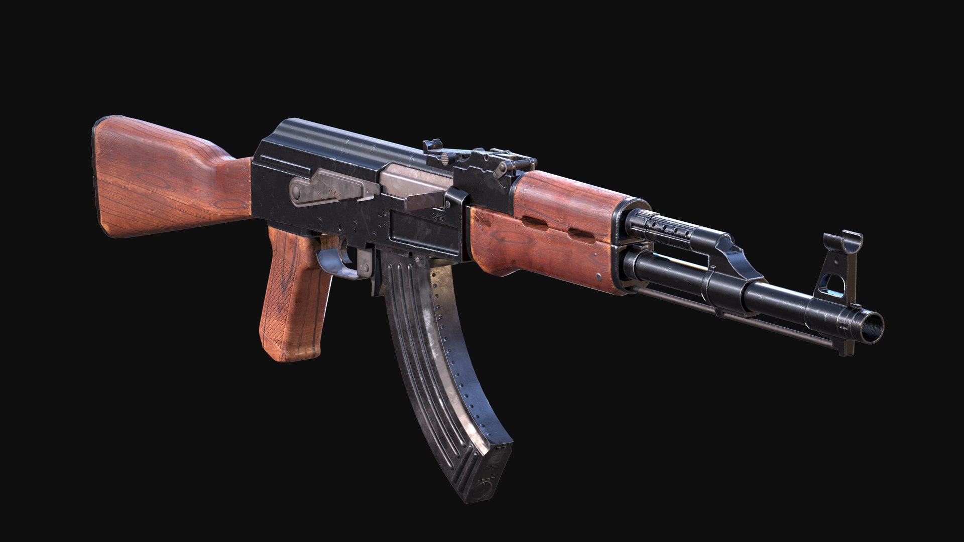 3D Model Ak 47 Pack - TurboSquid 1803463