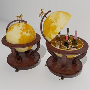 3D Mini Bar 8K model