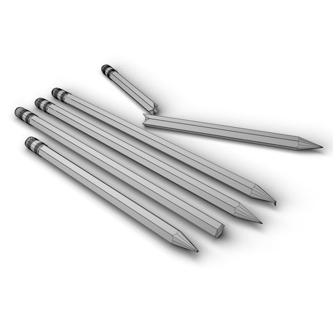 pencil 3D model https://p.turbosquid.com/ts-thumb/AN/8WDJOK/OeHQ5uko/pencil1_wireframe/png/1509994439/1920x1080/fit_q87/c4724a2168e5c0875e6230a9e53fa996a5481eec/pencil1_wireframe.jpg