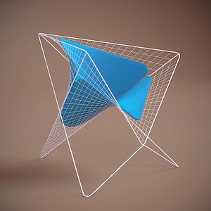 parabola chair 3D model