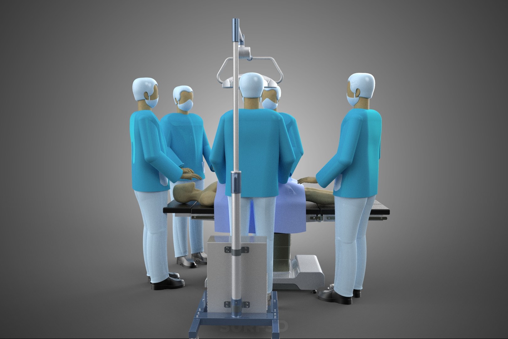3D SURGICAL TEAM PERFORMING OPERATION SURGERY PROCEDURE MOBILE LAMP https://p.turbosquid.com/ts-thumb/AN/CEXwU7/1E/16_1726_surgicalteamperformingoperationsurgeryproceduremobilelamp/jpg/1781871304/1920x1080/fit_q87/9b0339345c2cc983cc6daec5a3451fc9de6965cb/16_1726_surgicalteamperformingoperationsurgeryproceduremobilelamp.jpg