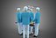 SURGICAL TEAM PERFORMING OPERATION SURGERY PROCEDURE MOBILE LAMP