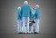 SURGICAL TEAM PERFORMING OPERATION SURGERY PROCEDURE MOBILE LAMP
