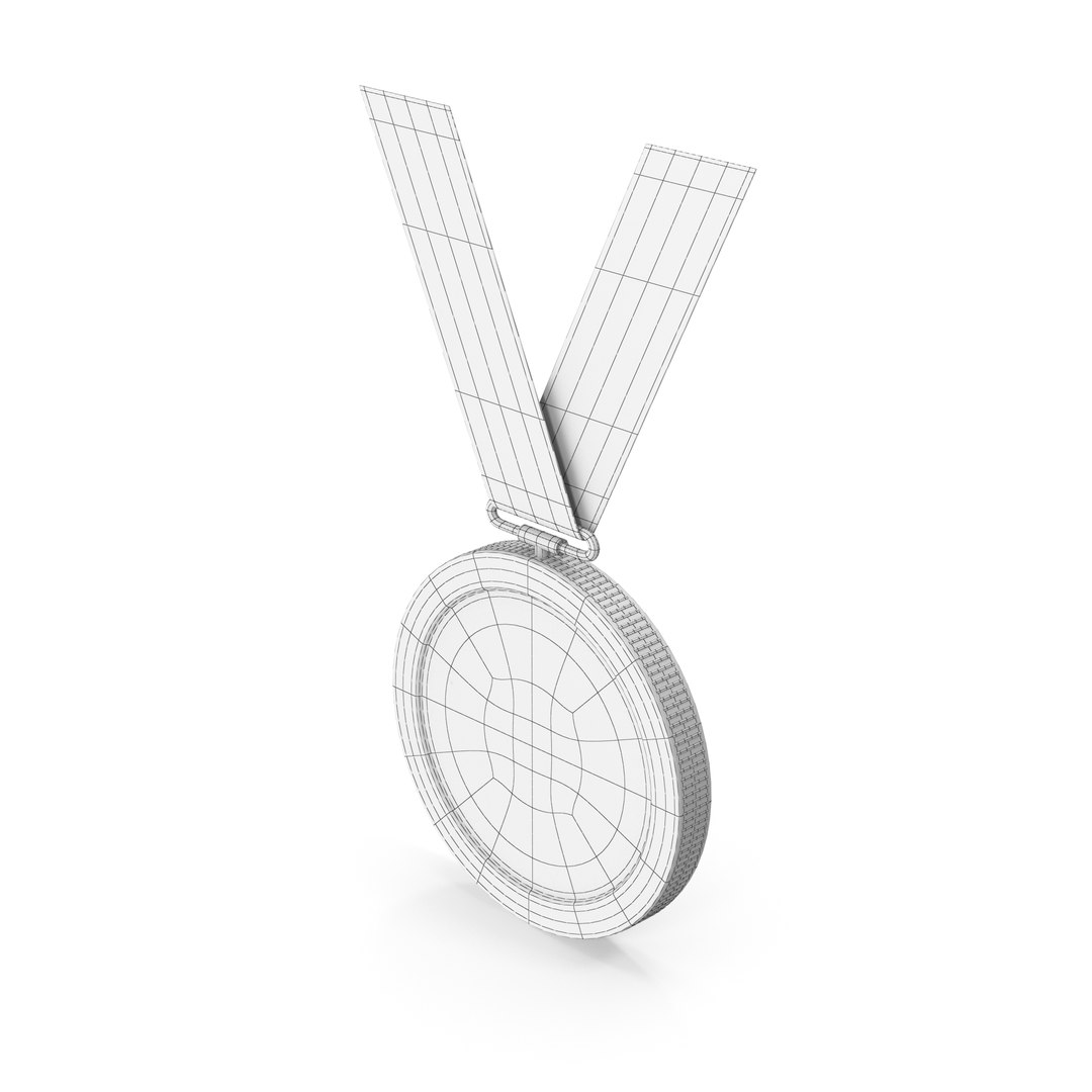 3D Model Silver Medal - TurboSquid 2234386