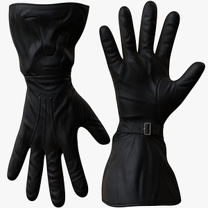 men gloves 3d model
