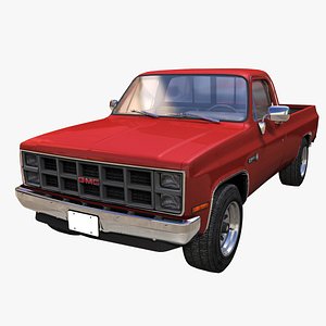 3D model 1981 GMC Sierra