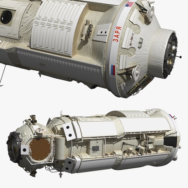 modelo 3d Bloque de carga funcional Zarya de la ISS - TurboSquid 2477323