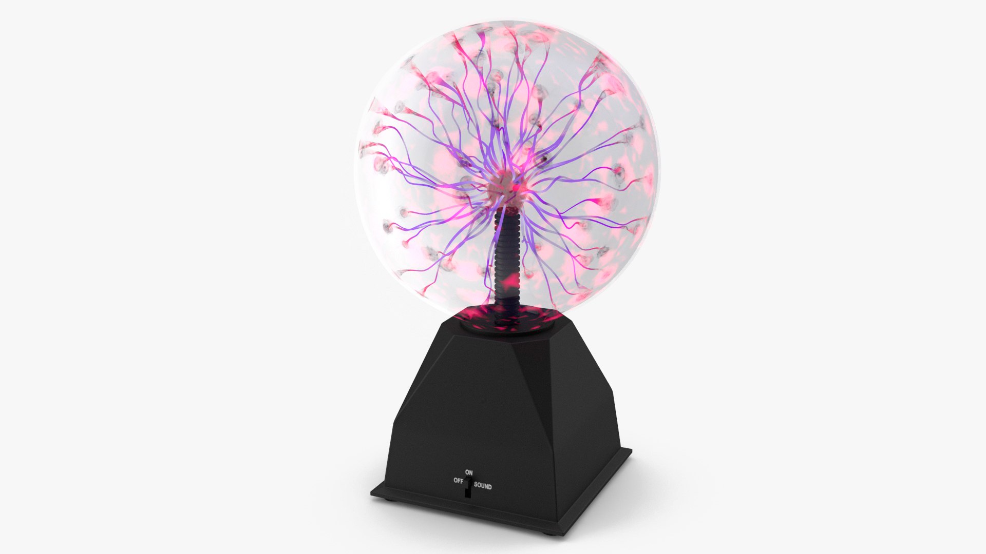 Plasma Ball Table Lamp 3D model preview