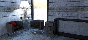 3D NORDSK ELEVNOS FURNITURES 2021 3DSMAX 2019 model