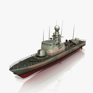 Missile Boat Lurssen TNC 45 Camouflage
