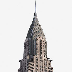 Chrysler Building Low poly 3D model