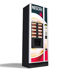 3ds max coffee vending machine