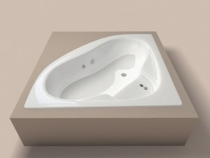 bathtub 3d model