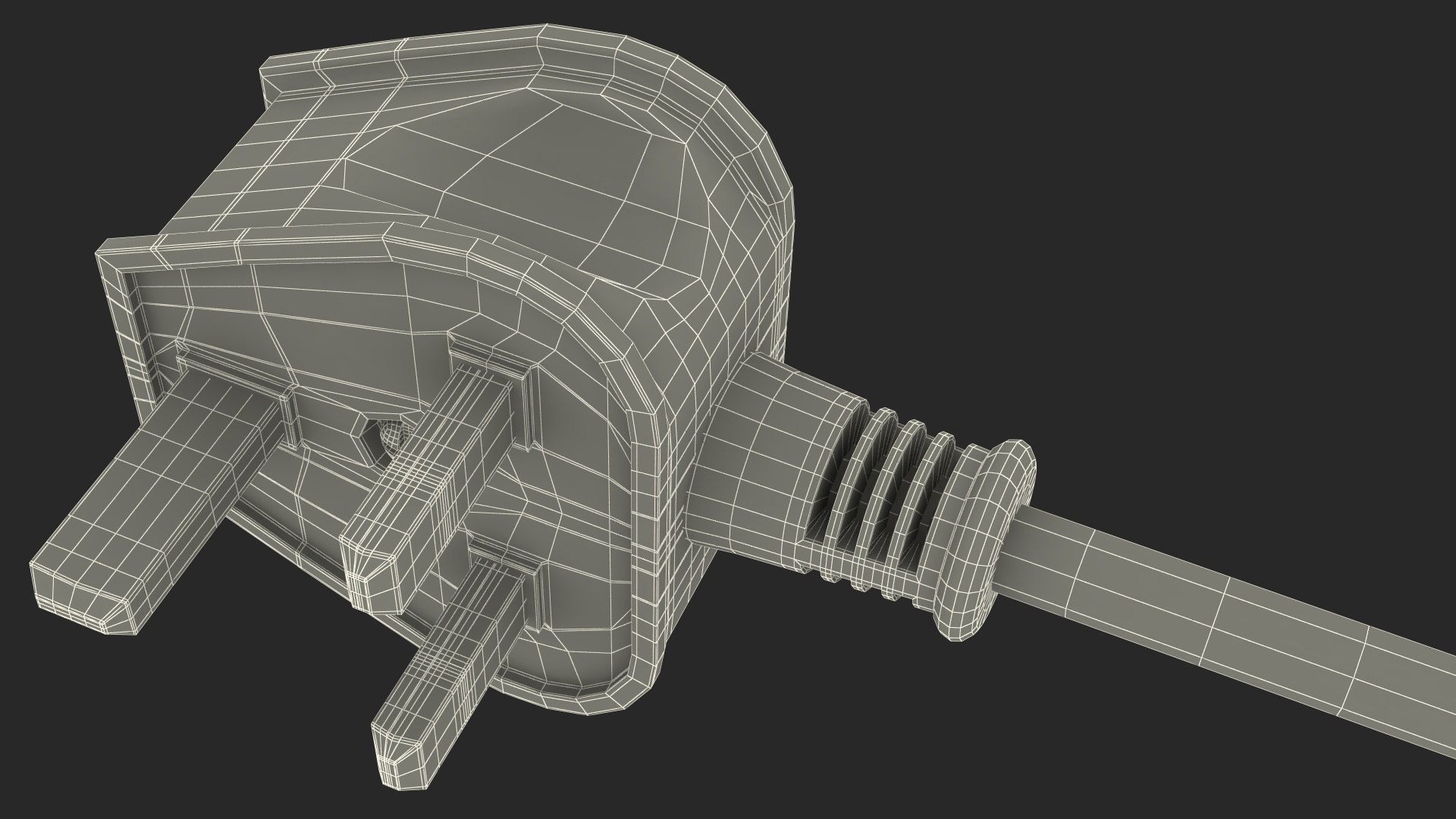 Type G Electric Plug White Rigged 3D Model - TurboSquid 2042172