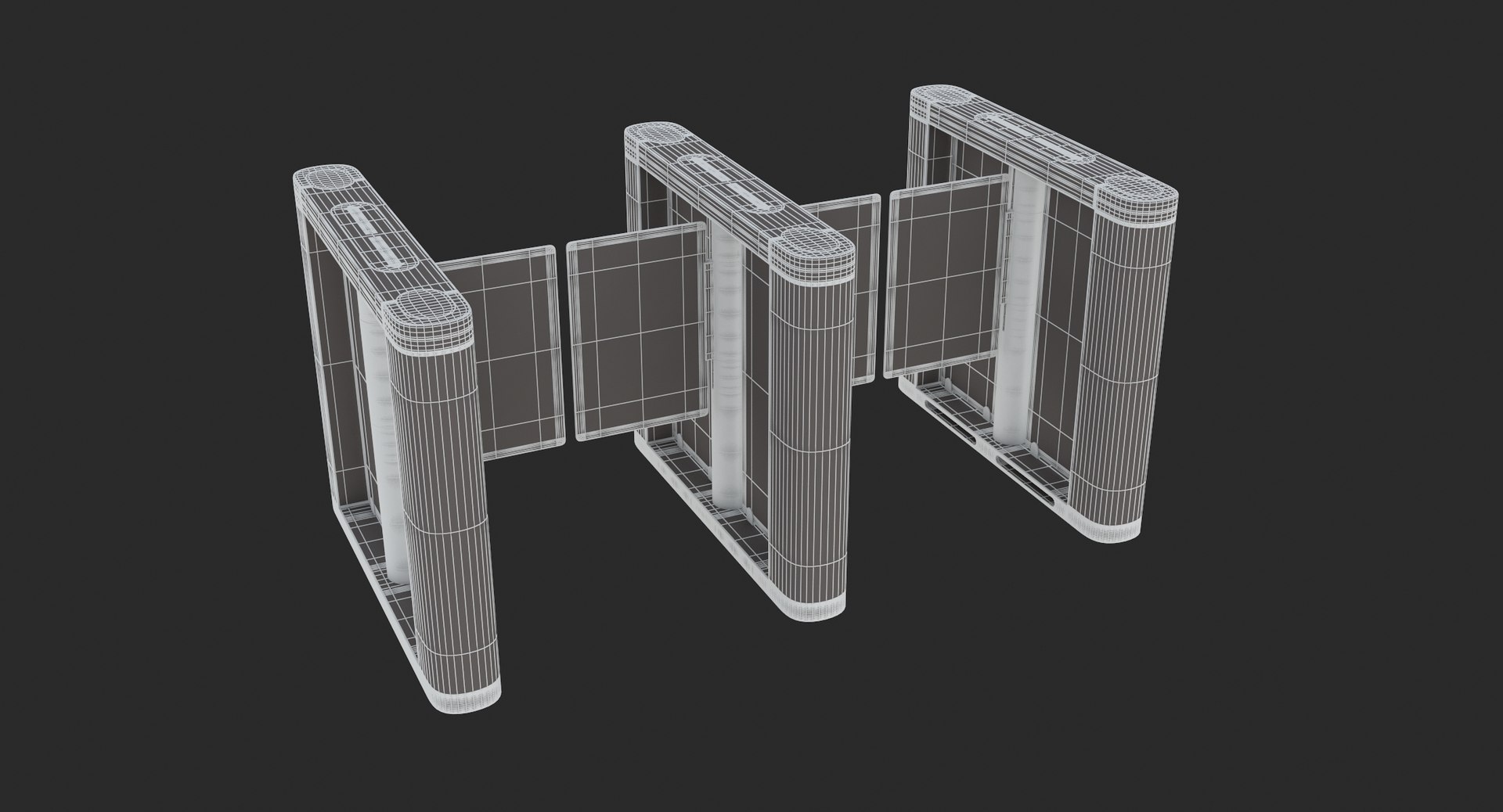 Barrier Gate Stile 3D Model - TurboSquid 1379172