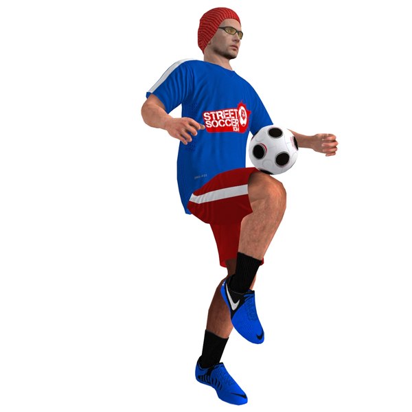 rigged street soccer player max