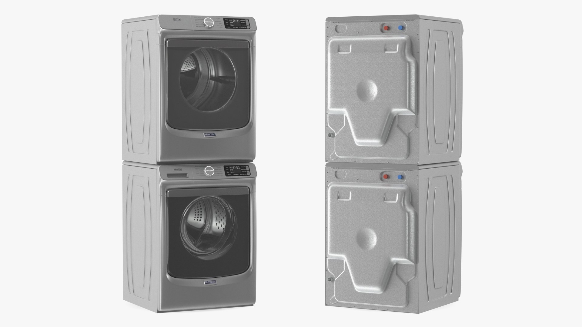 Maytag Washer And Dryer Set Metal 3D Model TurboSquid 2062680