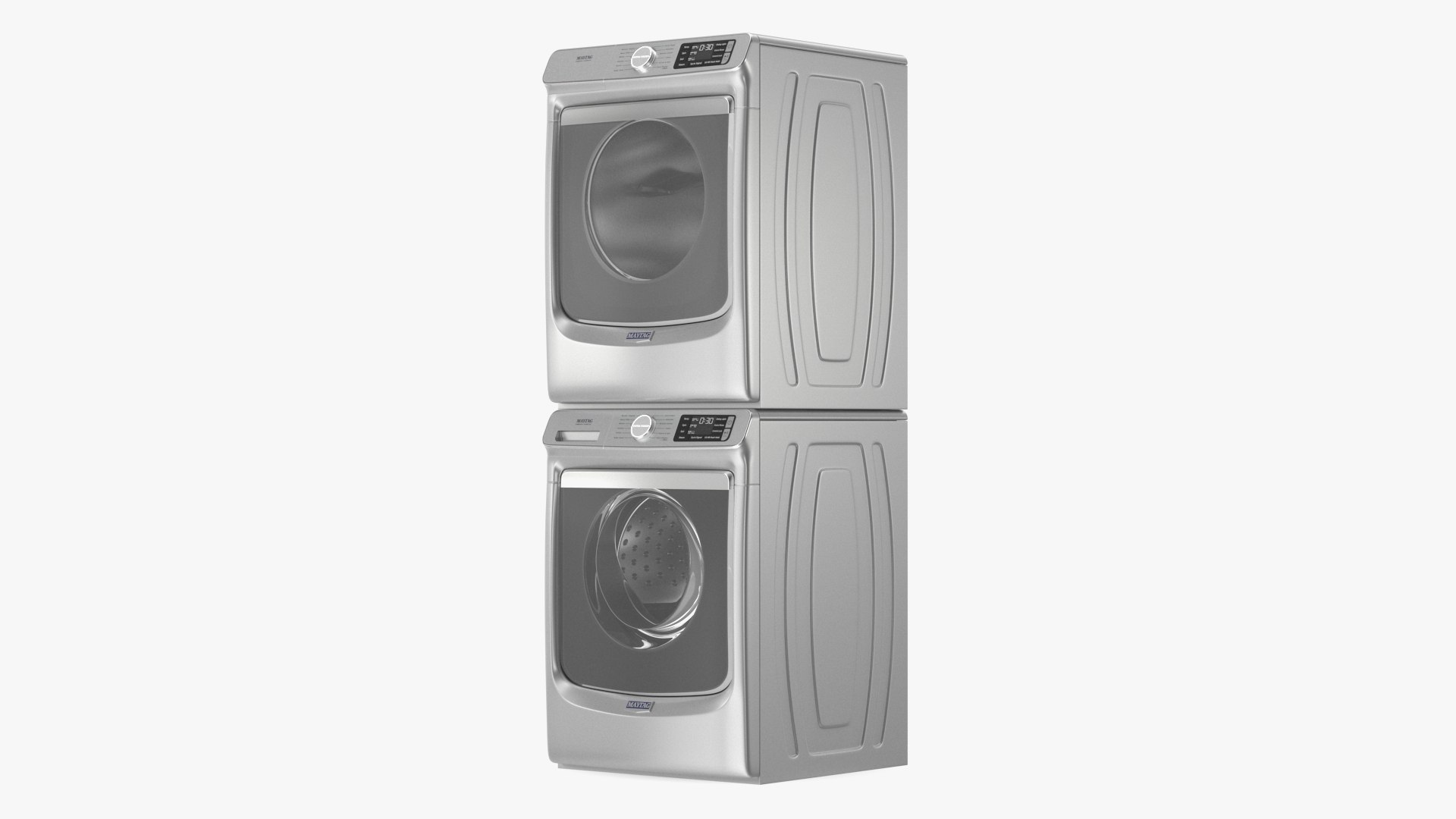 Maytag Washer and Dryer Set Metal 3D model TurboSquid 2062680