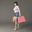 Humano Shopping Woman