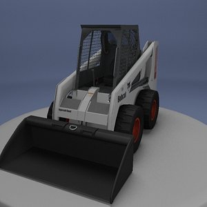 bobcat skid steer 3d model