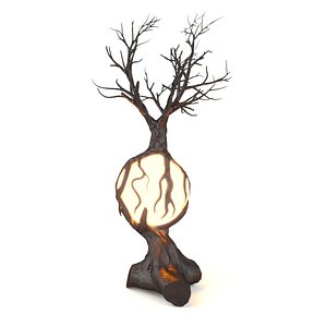 3D tree lamp