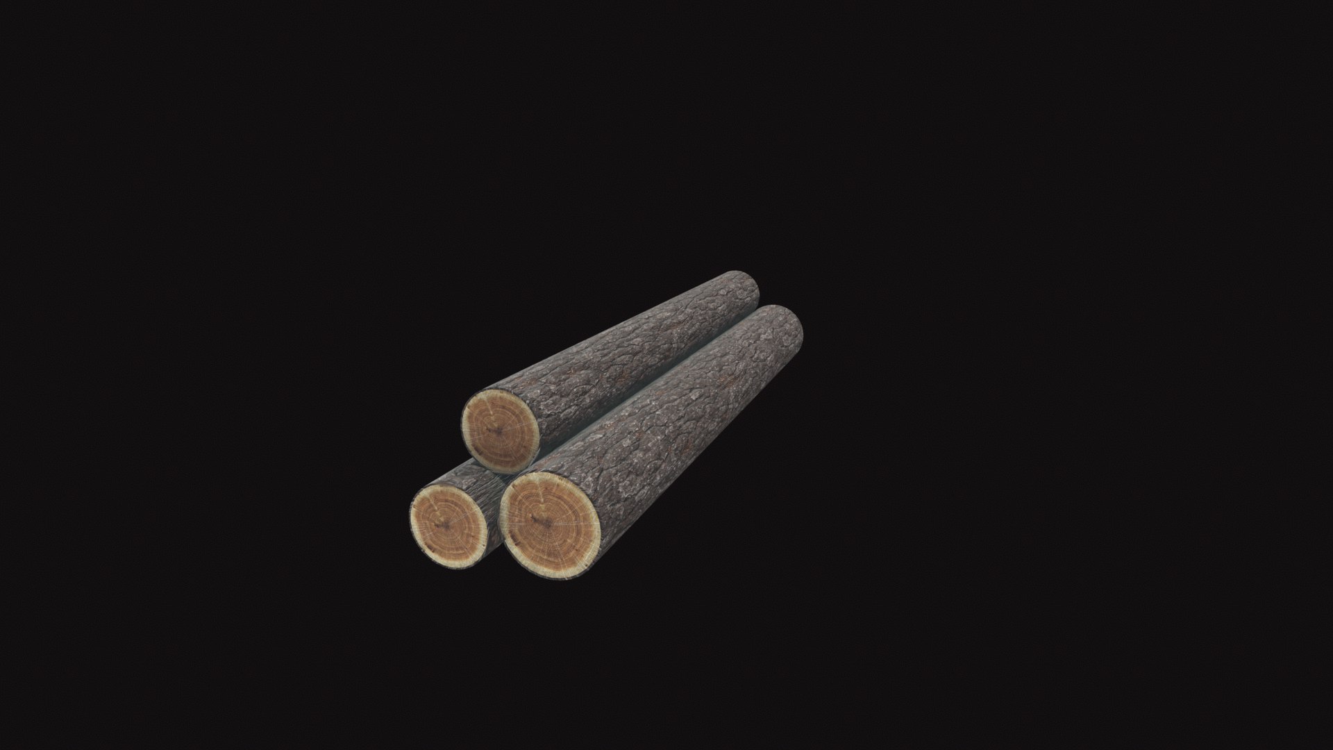 Medieval Log Stack 3D Model - TurboSquid 2322390