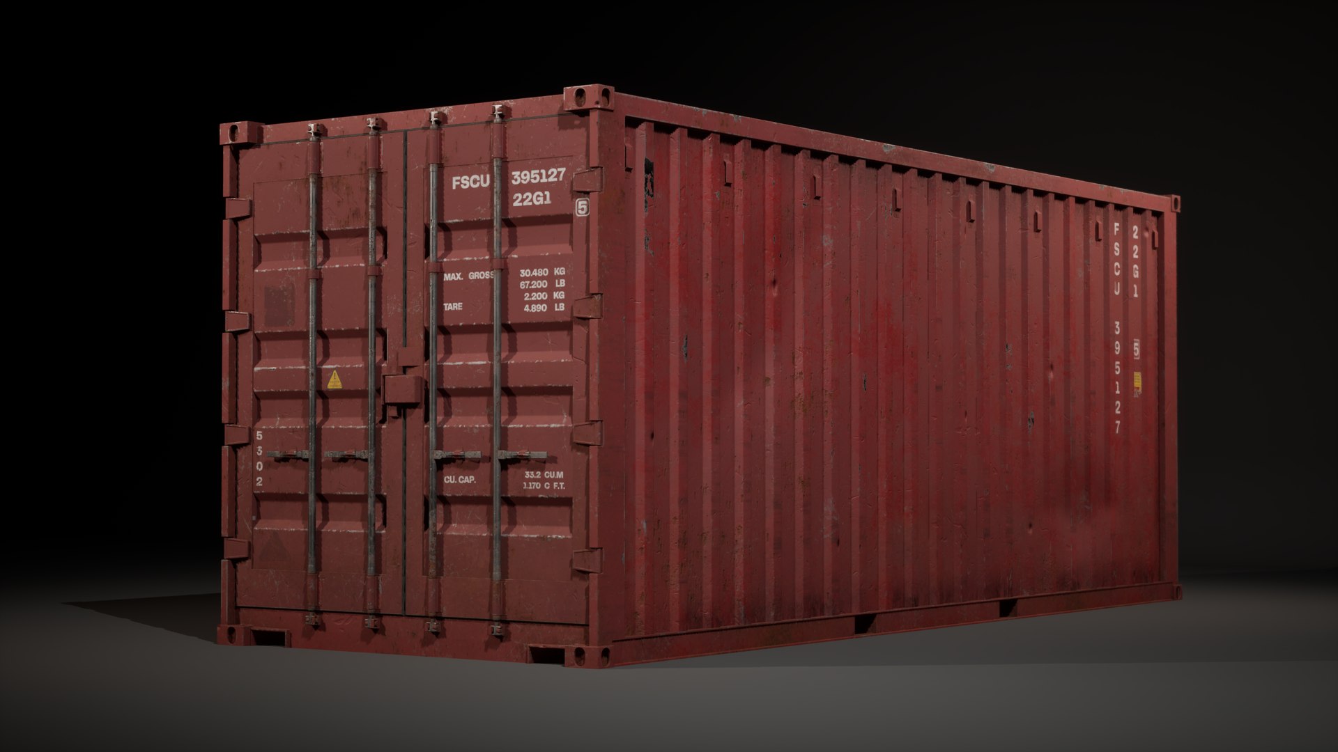 Shipping Container Model - TurboSquid 2387068