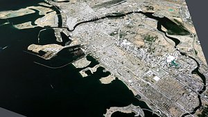 Cityscape Dubai United Arab Emirates model