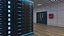 3D Server Room Data Center