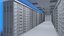 3D Server Room Data Center