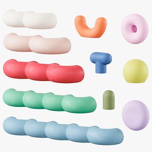 3D-printed furniture handles model