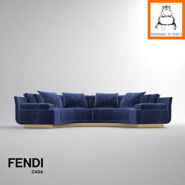 Groundhog 3Dモデル|フェンディカーサアルトゥソファー3Dモデル