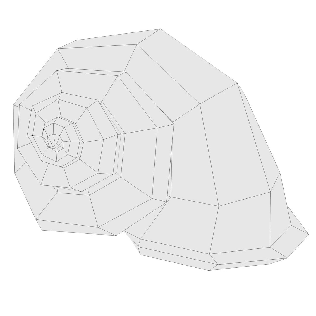 3ds snail shell