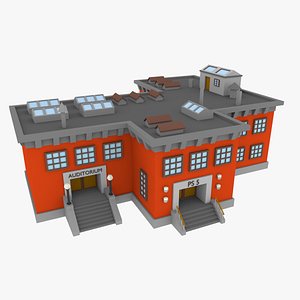 LowPoly_Cartoon_School