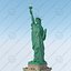 3d model liberty statue