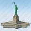 3d model liberty statue