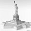 3d model liberty statue