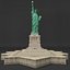 3d model liberty statue