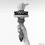 3d model liberty statue